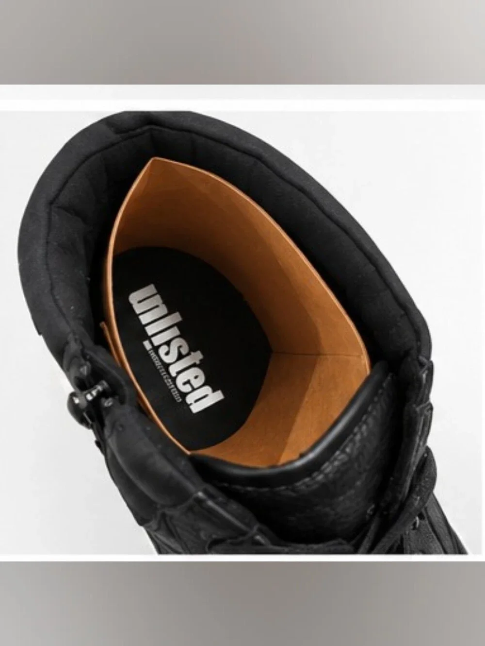 Men's Black High-Top Sneakers by